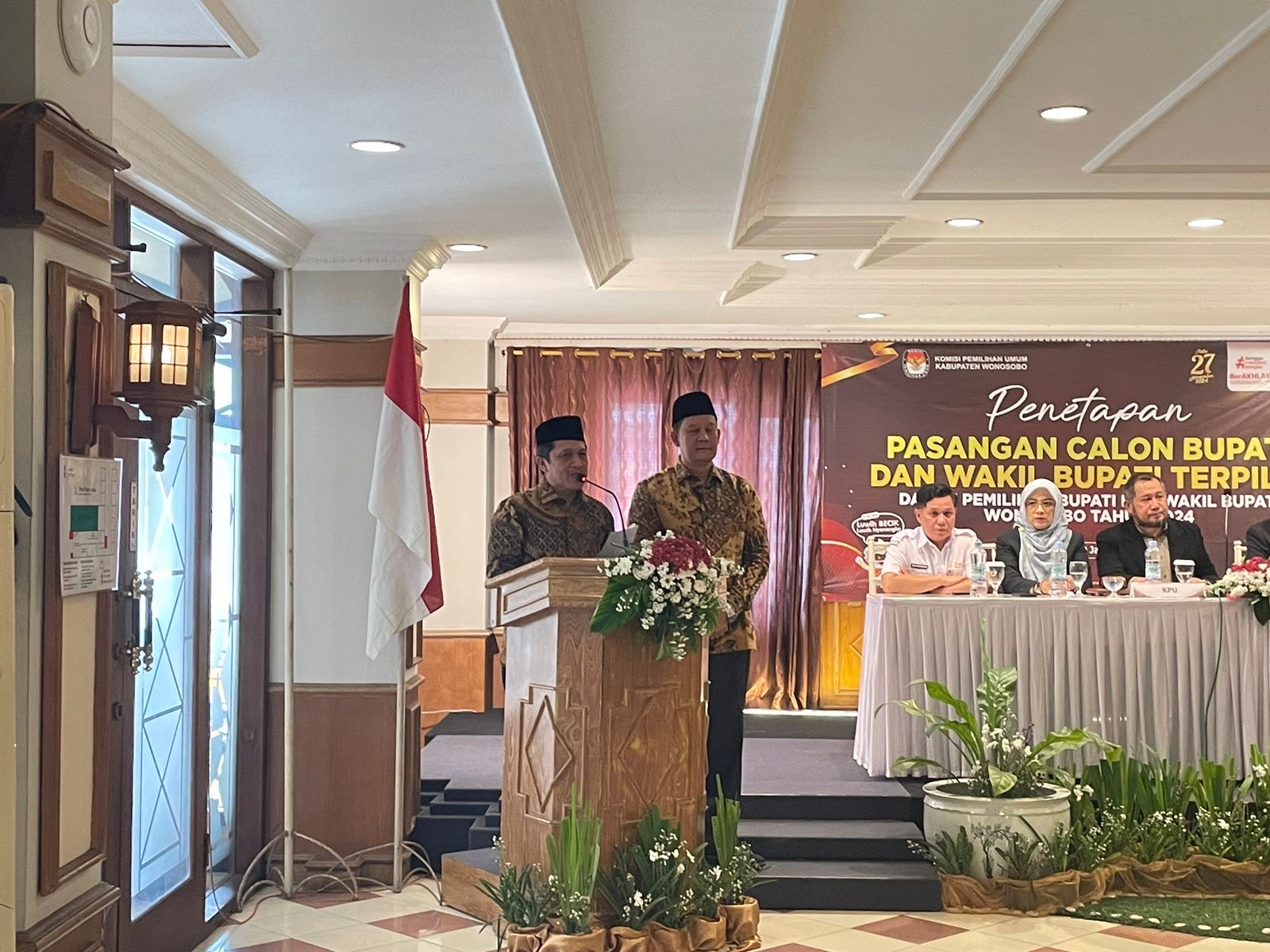 Bupati Wonosobo Terpilih Periode 2025-2030 Resmi Ditetapkan